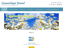 Tablet Screenshot of cosmetologiadental.com